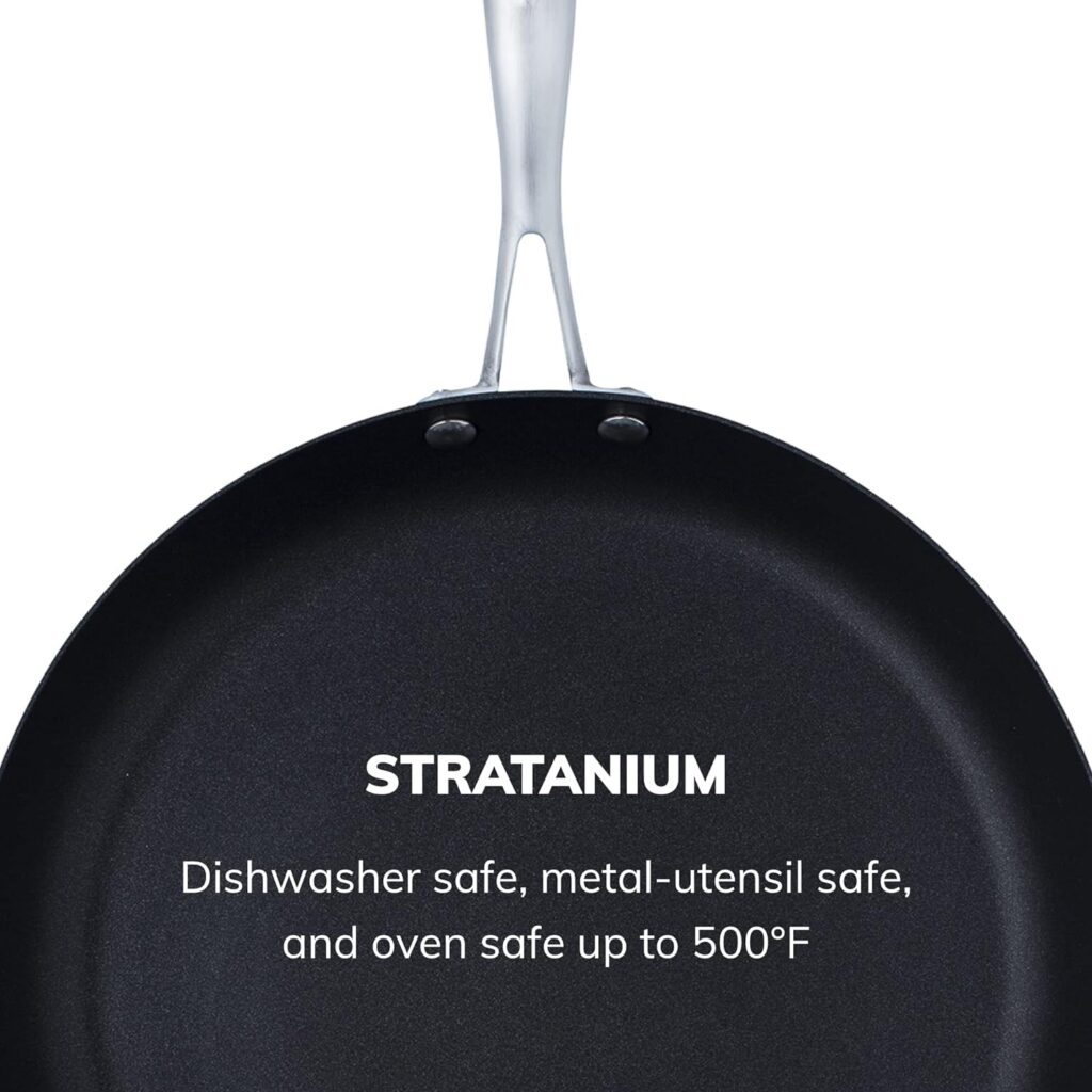 Scanpan Pro IQ 12.5” Fry Pan - Easy-to-Use Nonstick Cookware - Dishwasher, Metal Utensil  Oven Safe - Made by Hand in Denmark